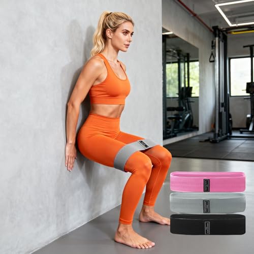 3 PCS Resistances Bands, Yoga Fitness Elastic Resistances Bands Set, Workout for Booty Legs, Elastic Pilates Flexbands