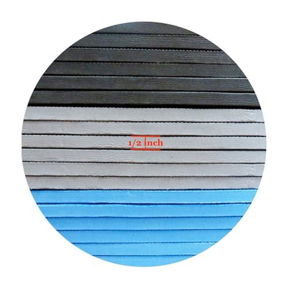 BalanceFrom 2-Pack 36-Count 24x24x0.5 Inch EVA Interlocking Foam Exercise Tile Mat, Black – Non-Slip Puzzle Flooring for Home Gym, Fitness Studio, or Playroom