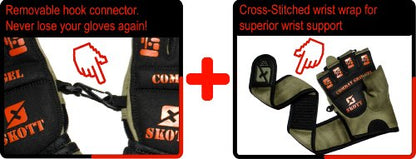 Tactical Green Weightlifting Gloves Military Style Gym with Wrist Wrap Support Anti-Slip Gel Grip Flexible Finger Protection Durable Training for Fitness and Exercise (Unisex) - size: Large
