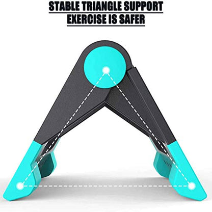 Wheel Push Up Bars Core Strength Abdominal Trainers, AB Home Gym Fitness Equipment for Office Workout