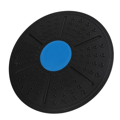 Balance Board Plastic Anti Slip Exercise Balance Stability Trainer, Core Strength Training Equipment, Portable Balance Board for Home Gym Workout and Injury Recovery with Textured