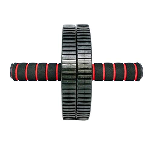 Sunny Health & Fitness Ab Roller Wheel, Durable Construction, Compact & Portable, Non-Slip Handles for Home Gym, Addominal Exercises & Core Strength Trainer