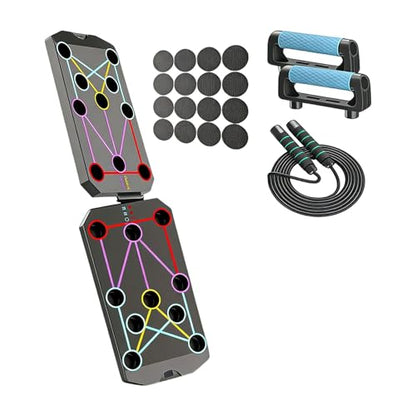 Multifunction Foldable Push Up Boards Portable Push Up Boards Fitness Equipment for Strength Training and Muscle Building Fitness Strength & Exercise Training Equipment - color: B