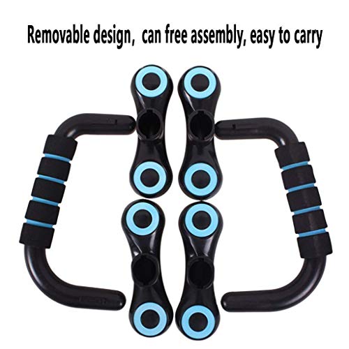 Push-up Bracket,Fitness Equipment Anti-Skid Push-ups I-Shaped Training, Men and Women Exercise Chest Muscle