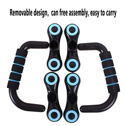 Push-up Bracket,Fitness Equipment Anti-Skid Push-ups I-Shaped Training, Men and Women Exercise Chest Muscle