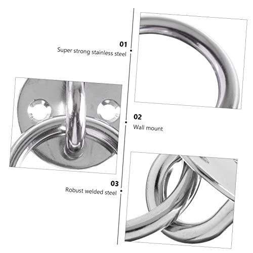 Toyvian Ceiling Anchor Suspension Trainer Bracket Durable Fixed Disk for Yoga Swings Gymnastic Rings and
