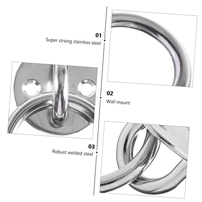 Toyvian Ceiling Anchor Suspension Trainer Bracket Durable Fixed Disk for Yoga Swings Gymnastic Rings and