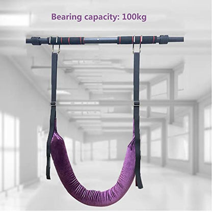 Hanging Bar for Back Decompression, Suspension Training Straps, Hanging Horizontal Bar Lumbar Disc Sling - Spine Rehabilitation Strap for Back Pain Relief and Flexibility Improvement