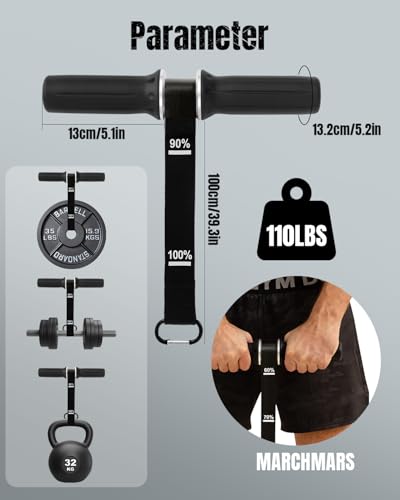 Forearm Strengthener & Forearm Exerciser, Wrist Roller with Thick Silicone Handle, Forearm Trainer with Heavy-Duty Nylon Strap for Muscle Building, Grip Strength and Recovery