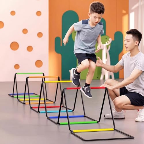 Agility Ladder Training Equipment, 16-Grid Speed Footwork Ladder, 10 Rings & Storage Bag, for Kids & Athletes