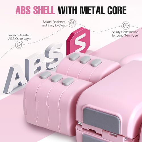 REDCAMP 2-IN-1 Adjustable Dumbbell & Kettlebell Set, 4-Levels Hand Weights (2.2/3.3/4.4/5.5 Lbs Each) Dumbbells Set for Progressive Strength Training, Home Gym Fitness Equipment for Women