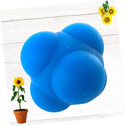 2pcs Hexagonal Silicone Reaction Training Agility Test and Coordination Workout Tool for Men and Women Bouncing for Speed and Improvement Indoor Exercise Equipment