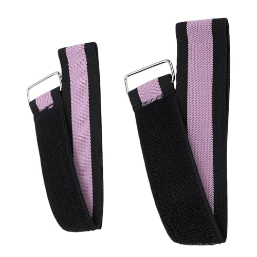 Booty Bands, Portable Non Slip 2 Piece Glute Resistance Bands for Women Hip Leg Pilates Workout at Home Gym Travel