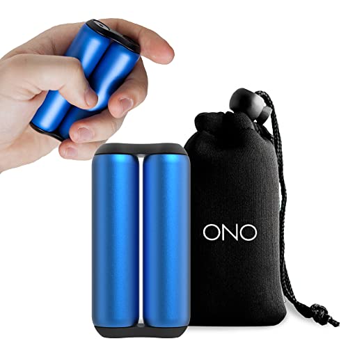 ONO Roller - Handheld Fidget Toy for Adults | Help Relieve Stress, Anxiety, Tension | Promotes Focus, Clarity | Compact, Portable Design (Sapphire, Full Size - Aluminum) - size: Full Size, style: Aluminum - Sapphire