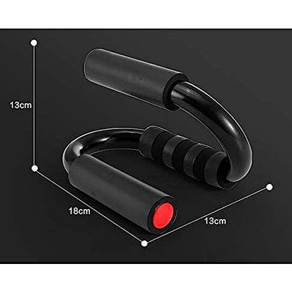 Push Up Bracket - Bars Strong Chrome Steel Pushup Stands with Comfortable Foam Grip