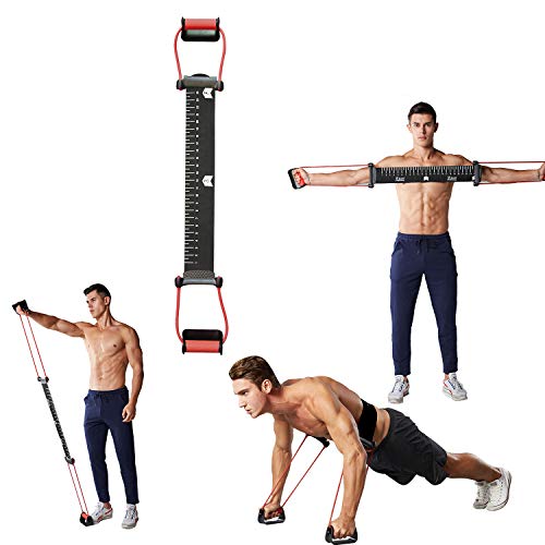 Push up Stand Bar Resistance Band Power Push up Plus 24 Resistance Levels for Chest, Shoulder, Back and arm Muscles with Push-ups, Flies All in one Exercise Home Gym