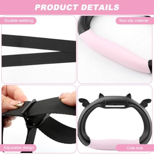 Gymnastics Rings, Pull up Rings with Adjustable Strap, Indoor Outdoor Pull-up Bar Strength Training Ring for Home Workout Fitness Exercise Training - Load Bearing 550lb