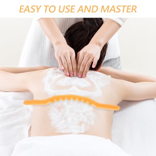 Handheld Muscle Roller Stick for Deep Tissue Massage, Manual Leg Massager Roller, Portable Body Massage Hammer for Back and Fitness