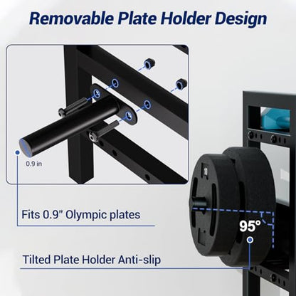 Dumbbell Rack Stand Only 2-Tier 20 IN Length Adjustable Small Weight Rack For Home Gym Dumbbells Kettlebell,350LB Capacity Heavy-Duty Compact Dumbbell Holder