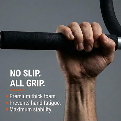 Door Chin Up Door Bar Home Gym - Pull Up - Adjustable Fits Residential Doorways - Supports Up to 300 Pounds - Easy to Mount - Build Upper Body Strength at Home Pump Biceps, Triceps, Lats