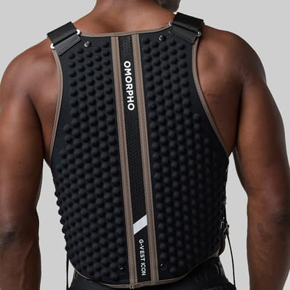 Men's G-Vest Icon Weighted Vest, 10 lb Base Weight - color: Black Earth