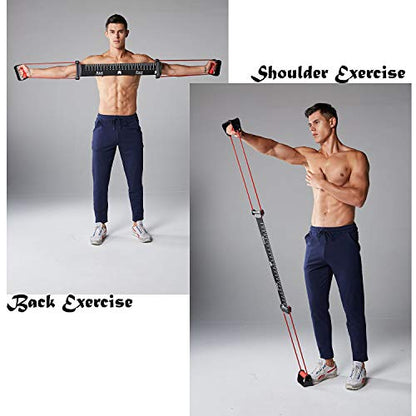 Push up Stand Bar Resistance Band Power Push up Plus 24 Resistance Levels for Chest, Shoulder, Back and arm Muscles with Push-ups, Flies All in one Exercise Home Gym