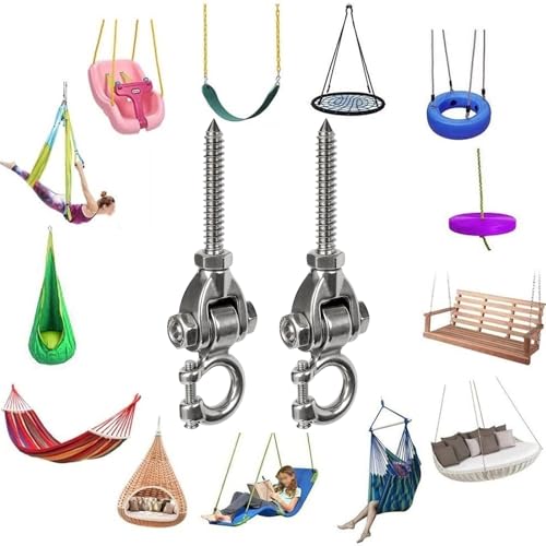 Heavy Duty Swing Hangers for Wooden Sets - size: 6 inch Style 2