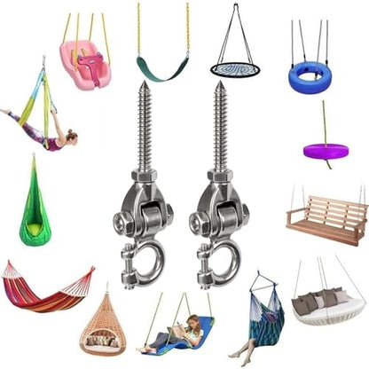 Heavy Duty Swing Hangers for Wooden Sets - size: 6 inch Style 2