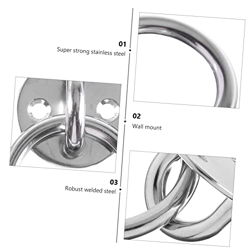 1Set Suspension Trainer Bracket Durable Fixed Disk Anchor for Yoga Swings Gymnastic Rings Suspension Straps Easy Install Wall Ceiling Mount Heavy Duty