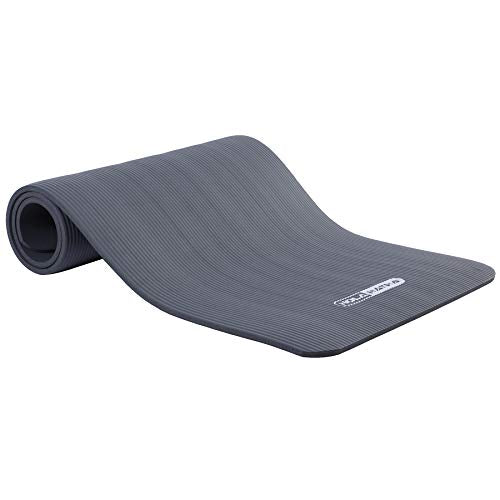 Thick High Density Yoga Mat Exercise Equipment Gym Floor Mat, Thick 72 x 24” Non-Slip Workout Fitness Home Pilates Mat for Women & Men