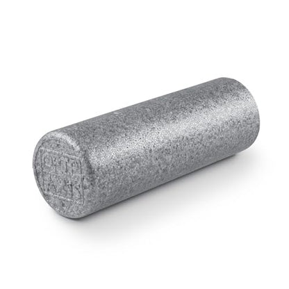 OPTP Silver AXIS Foam Roller, Moderate Density for Sports Medicine, Physical Therapy, Pilates, Yoga - Myofascial Release on Trigger Points (Silver Moderate Density, 18" x 6" Round) - size: 18" x 6" Round