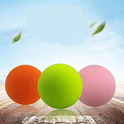 Premium Lacrosse Trigger Point Massage Balls for Myofascial Release, Plantar Fasciitis Foot Roller Therapy, Muscle Knots, Yoga Therapy, Exercise & Recovery (Gray) - color: Gray