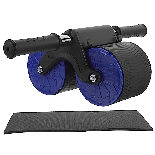 UKCOCO 1Set Abdominal Wheel Roller Automatic Rebound Abdominal Training Equipment for Home Gym Skid Texture for Muscle Workout Versatile Ab Exercise Tool