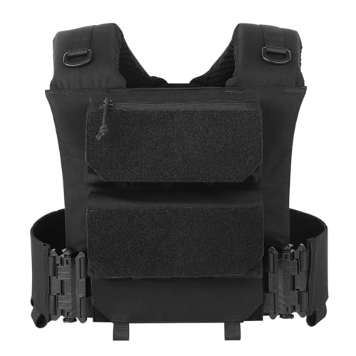 Weighted Vest Men with 35lbs - Weighted Workout Vest with Removable Iron Weights, Heavy Duty Weighted Exercise Vest for Functional Training & Calisthenics - Black