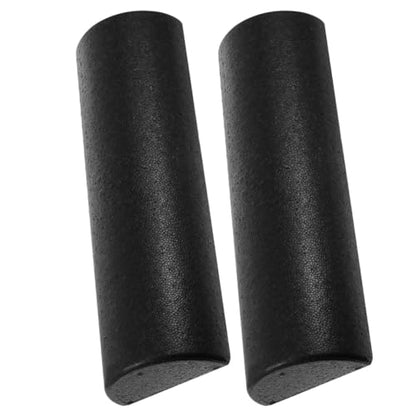 Cabilock Yoga Half Roller Foam Massage Roller Epp Semicircle Muscle Therapy Fitness Equipment 45cm Pair for Back Muscle Pilates Physical Therapy and Balance Training