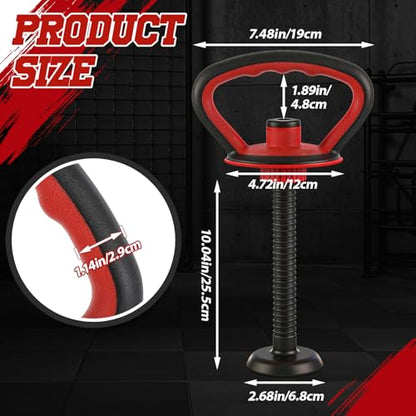 Foilswirl Adjustable Kettlebell Handle for Weight Plates and Dumbbells, Ergonomic Home Gym Fitness Materials for Strength Training, Durable Kettlebell Grip