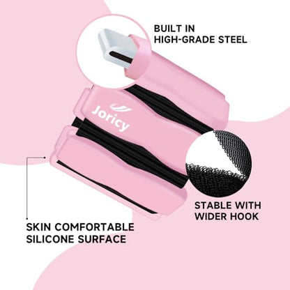 Ankle Wrist Weights for Women Men, One Pair of 2lbs/3lbs/4lbs Adjustable Arm & Leg Weights Silicone Wearable Weighted Bracelet for Pilates Yoga Walking Running Home Gym Fitness Strength Training Weight Loss Exercises Physical Therapy Dance Swimming Water