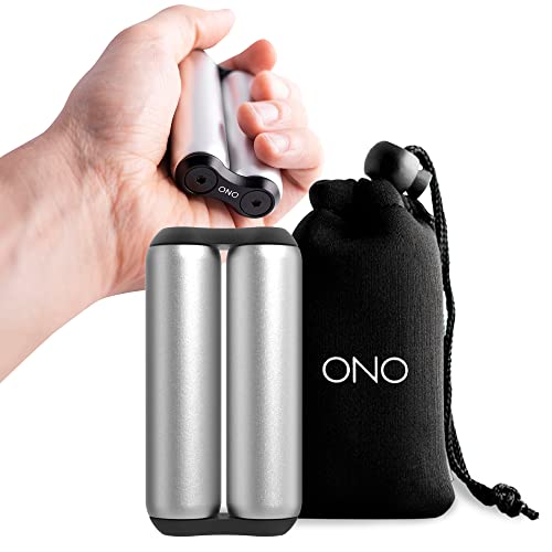 ONO Roller - Handheld Fidget Toy for Adults | Help Relieve Stress, Anxiety, Tension | Promotes Focus, Clarity | Compact, Portable Design (Grey, Full Size - Aluminum) - size: Full Size, style: Aluminum - Grey