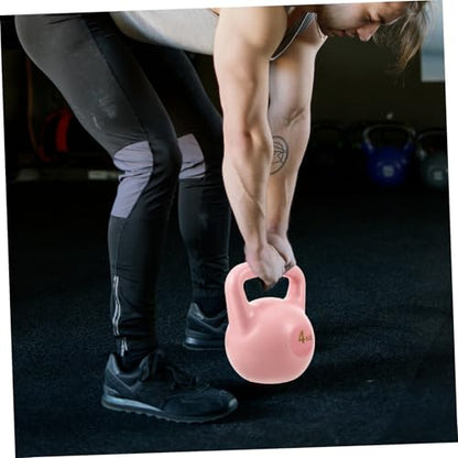 LIOOBO 4kg Soft Competition Kettlebells Weights Yoga Kettlebells for Home Fitness Equipment