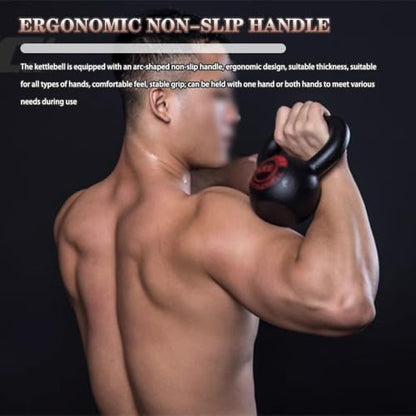 Kettlebell Weights Professional Fitness Competitive Kettle Bells, Men's Abdominal Muscle Training Dumbbell, Gym Sports Equipment, Squat/Push(20kg)