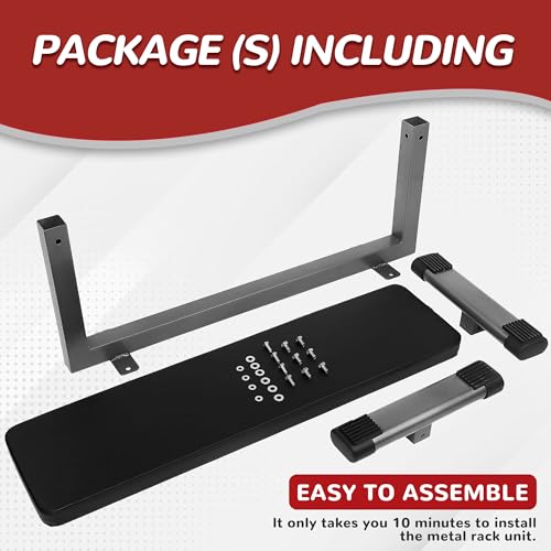 Fitvids Flat Utility Weight Bench for Home Gym Weight Training – Ab Exercises and Flat Exercise – nan – Gray/Black
