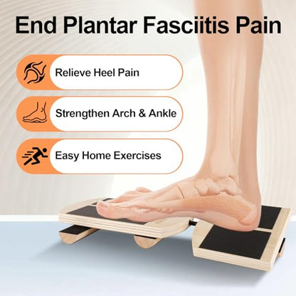 Ankle Balance Board for Physical Therapy & Fitness, Exercise Balance Pad with Non-Slip Surface, Improves Ankle Mobility & Stability for Pilates, Calf Raises & Rehabilitation