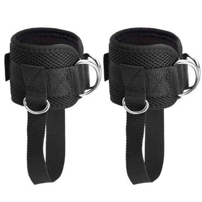 1 Pair Ankle Straps Adjustable D-Ring Ankle Strap for Cable Machine Comfortable Padded Work Out Cuffs for Kickback, Glute Workout, Leg Extension| Straps