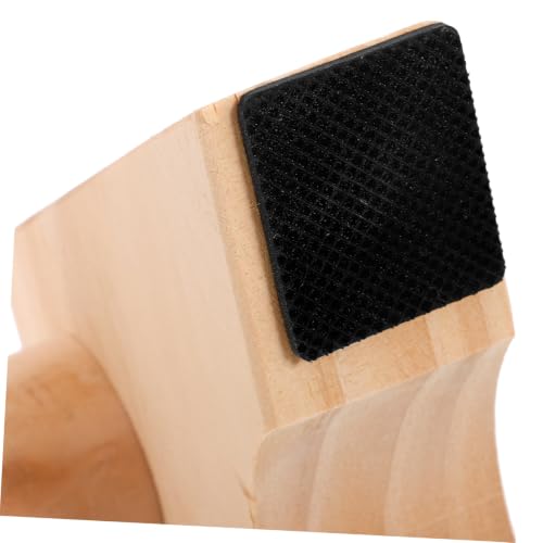 Cabilock Wooden Push up Bars Parallettes Set, Beech Wood Push up Stands with Non-slip Base, 30cm Strength Training Equipment for Men and Women Home Workout and Calisthenics