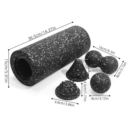 Highly Density Round Foam Rollers Peanut Massage Ball for Pilates & Stretching Fitness Full Body Athletic Tool Peanut Ball for Pilates & Stretching Fitness Tool