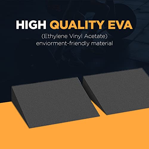 Slant Board - Professional Adjustable Height EVA Foam Wedge for Leg, Calf, Ankle, and Foot Stretching