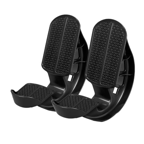 Menolana 2X Foot Rocker Calf Stretcher Portable Fitness Pedal Workout Stretching Tool Tendon Stretch Board for Tight Calves Office Use, Black