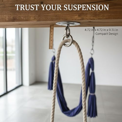 Stainless Steel Ceiling Mounting Hook for Suspension Training (1 PC)