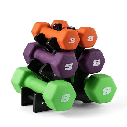 CAP Barbell Neoprene Dumbbell Weights Pairs & Sets | Color Series - style: 32 lb Set