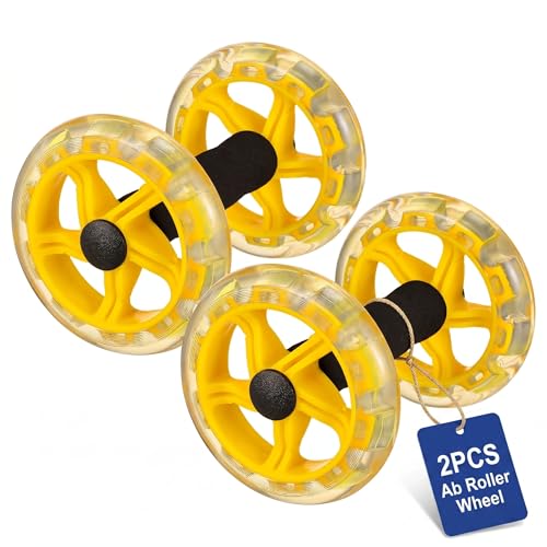 Toddmomy Ab Roller Wheel: Ab Wheel for Core Training, Exercise Abdominal Roller Hand Weights Dumbbell Fitness Exercise Device Home Gym Gear for Men/Women